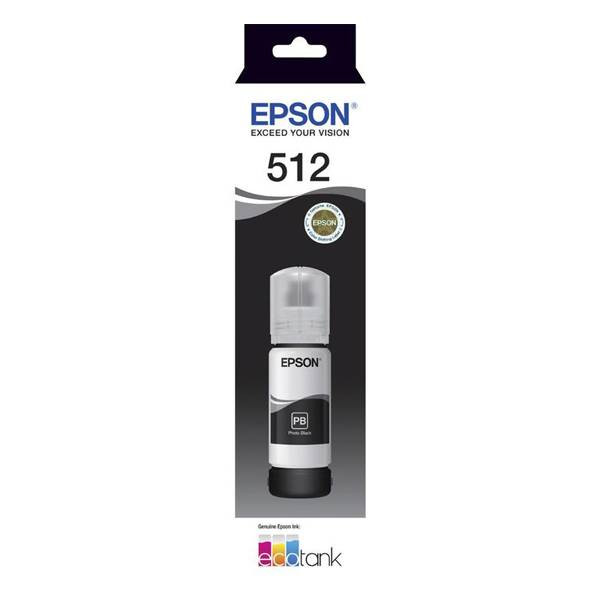 EPSON ECOTANK T512 PHOTO BLACK INK BOTTLE ECOTANK ET-7700 ET-7750