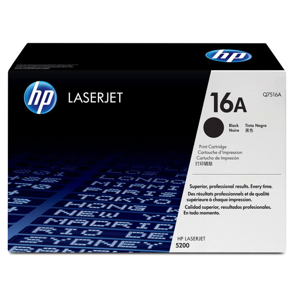 HP 16A (Q7516A) LaserJet Black Toner Cartridge Genuine