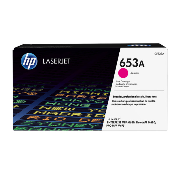 HP 653A Magenta LaserJet Toner Cartridge (CF323A) Genuine