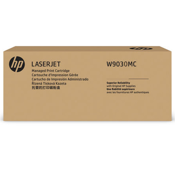 HP LaserJet W9030MC Managed High Yield Black Toner Cartridge for E67550/E67560/E67650/E67660 Genuine