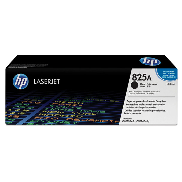 HP 825A (CB390A) Black Toner Cartridge for LaserJet CM6040 MFP Genuine