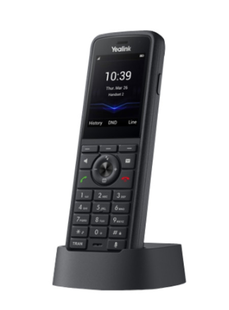 Yealink W59R-P Rugged DECT Handset Only, IP67, Bluetooth 5.2,dual-mic noise cancellation,21 hrs talk time,320 hrs standby, compatible W80/W90 multi