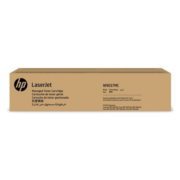 HP LaserJet W9037MC Managed High Yield Black Toner Cartridge for E825 Series Genuine