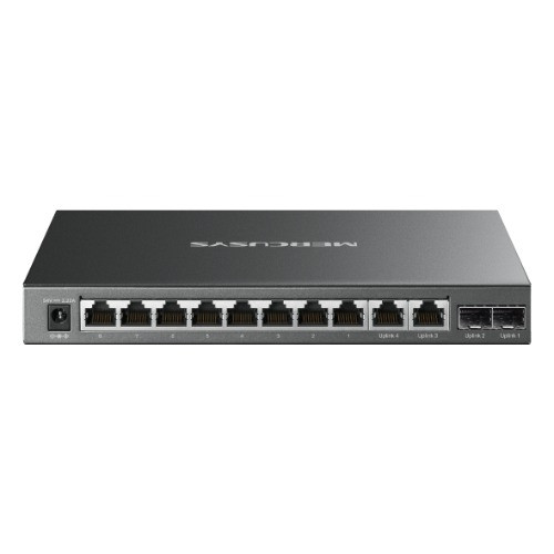 Mercusys MS126CP 24-Port 10/100 Mbps + 2-Port Gigabit Rackmount Switch with 24-Port PoE+