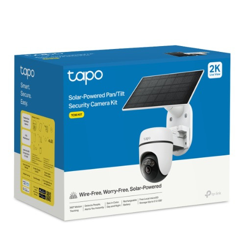 TP-Link TC50 KIT Solar-Powered Floodlight Pan/Tilt Security Camera Kit
