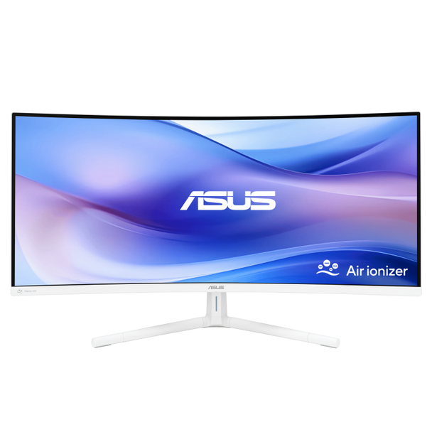 ASUS VU34WCIP-W 34" 100Hz UWQHD CURVED Monitor - White (65W USB-C PD + Hub)