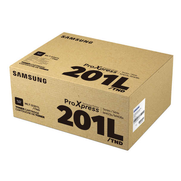 Samsung MLT-D201L SL-M4030/SL-M4080FX High Yield Black Toner Cartridge Genuine (SU871A)