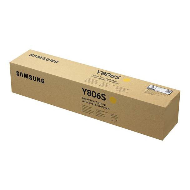 Samsung CLT-Y806S SL-X7600/X7500/X7400 Yellow Toner Cartridge Genuine (SS729A)
