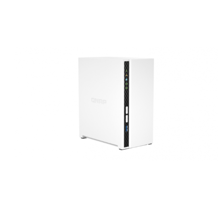 QNAP TS-233 , 2-bay NAS, ARM 2.0 Quad-core 2.0GHz processor, 2GB DDR4 RAM, 3.5" SATA HDDs, 1xUSB3.2, 2xUSB2.0, 1x GbE LAN, 2y RTB