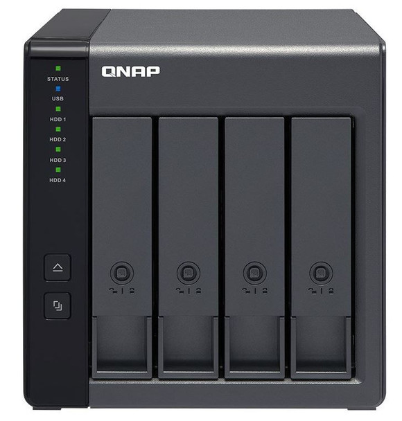 QNAP TR-004, 4 BAY DAS(NO DISK) HARDWARE RAID EXPANSION FOR WIN,MAC,LINUX DEVICE, TWR, 2YR