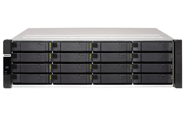 QNAP ES1686dc-2142IT-96G 16-Bay Diskless 3U Rackmount NAS, Intel Xeon D-2142IT per controller, 96GB DDR4 ECC memory(48GB per controller),14-LAN,5 Years WTY