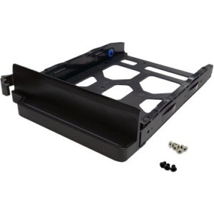 QNAP Black HDD Tray v4 for 3.5" and 2.5" drives without key lock, black, plastic with 6 x screws for 2.5" HDD, tooless