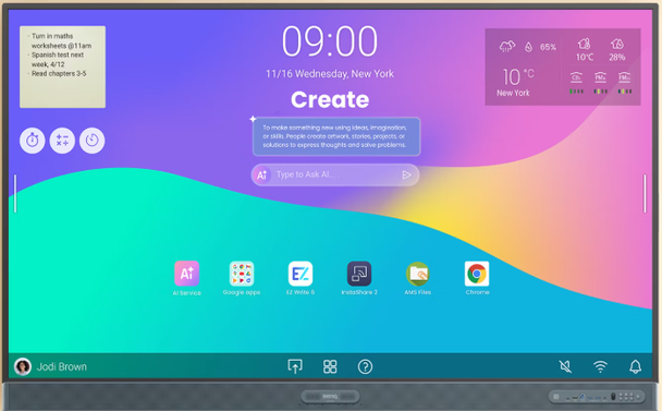 BENQ Board Pro 75" 4K ANDROID 15 Interactive Display