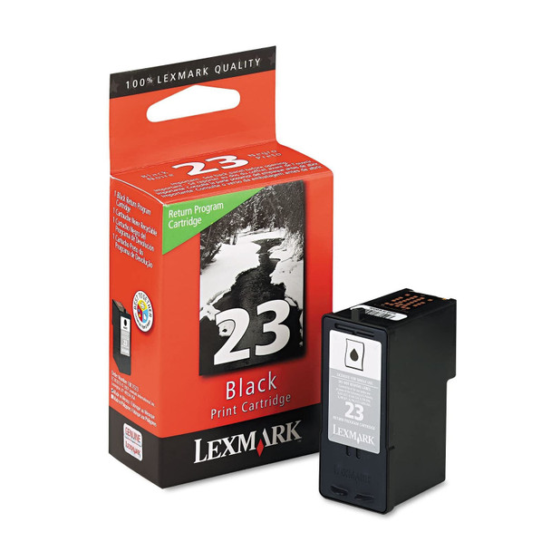 Lexmark No. 23 Black Ink Cartridge Genuine (Expired)