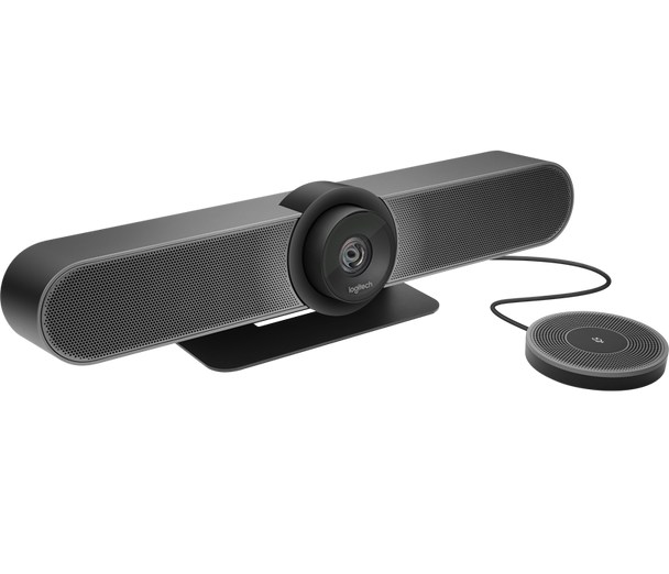 Logitech Meetup 4K All-In-One Videobar + Expansion Mic Bundle