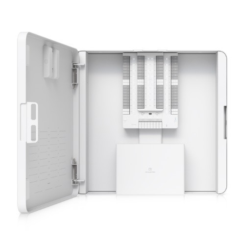 Ubiquiti, Alarm Hub Kit, 32 Input Zone Alarm Control Hub, Hardwire Intrusion Sensors Powered Using PoE++ Input, Optional Battery Backup.