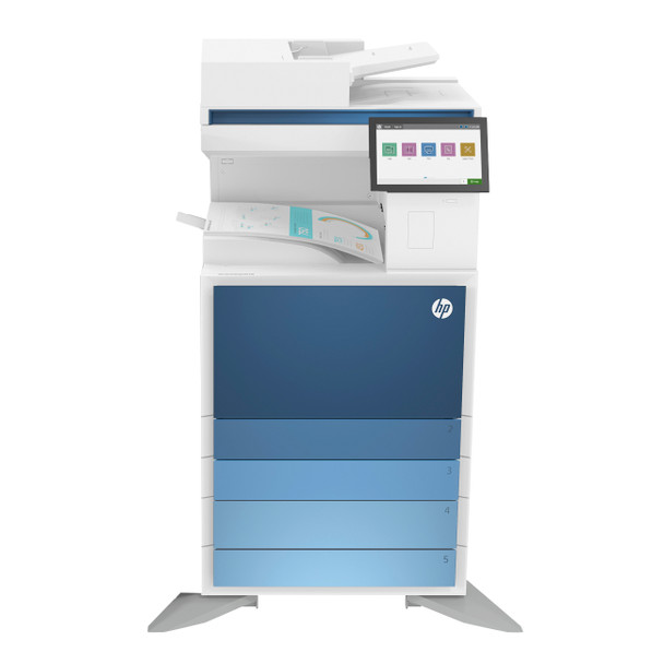HP Color LaserJet Managed MFP E786dn 25ppm / 30ppm / 35ppm A3 Colour Multifunction Printer/Copier + 2x520 sheet Workgroup Paper Tray/Stand
