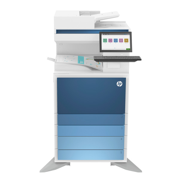 HP Color LaserJet Managed Flow MFP E786z 25ppm / 30ppm / 35ppm A3 Colour Multifunction Printer/Copier + 2x520 sheet Workgroup Paper Tray/Stand