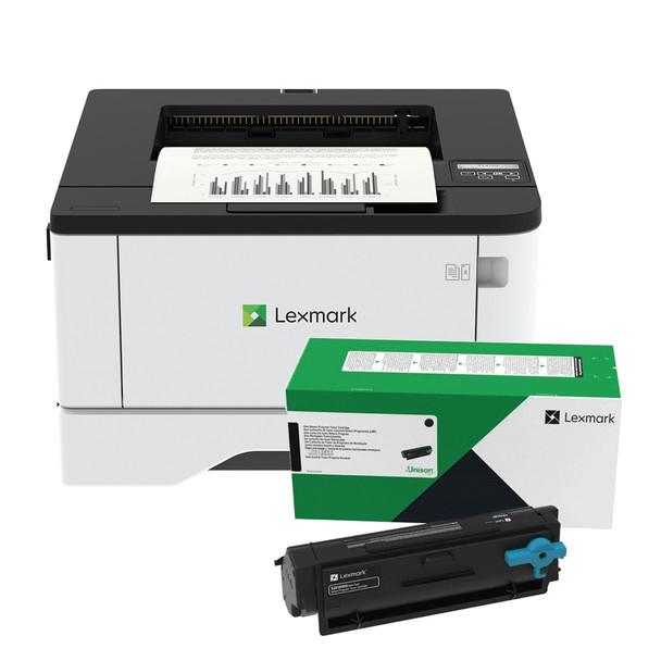 BUNDLE Lexmark MS431dw 40ppm A4 Mono Laser Printer + Standard Black Toner (55B6000)
