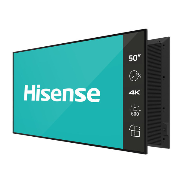HISENSE DM66GE 50" 4K 24/7 500-NIT ANDROID 14 DIGITAL SIGNAGE DISPLAY