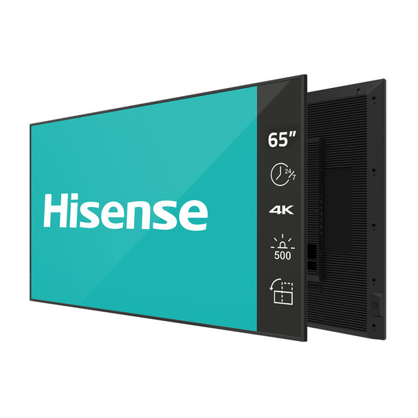 HISENSE DM66GE 65" 4K 24/7 500-NIT DIGITAL SIGNAGE DISPLAY