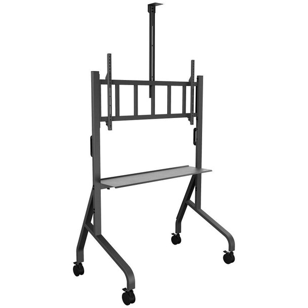 Atdec AD-TVC-125 Heavy Duty TV Trolley Cart (65"- 115"Max 125kg)