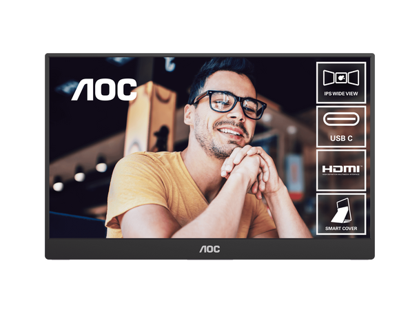 AOC 16T20 15.6" FHD IPS USB-C Portable Monitor