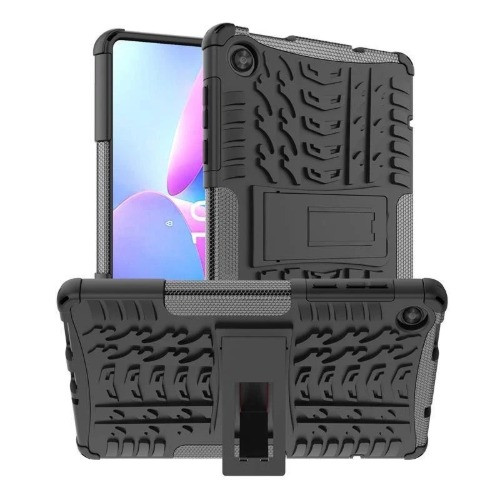 USP Rugged Samsung Galaxy Tab A11+ / Tab A9+ (11') Case Black -  Built-in-Kickstand, Anti-Slip Textured Grip, Drop Protection ,5 Years Warranty