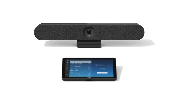 Logitech Meeting Room Solution : Rally Bar Huddle Videobar + TAP Cat5e
