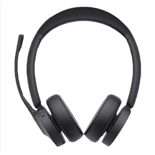 Yealink WH64 Hybrid Dual with Charging Stand, enhanced noise‑cancelling microphone technology, hybrid connectivit, upright desktop charging stand.