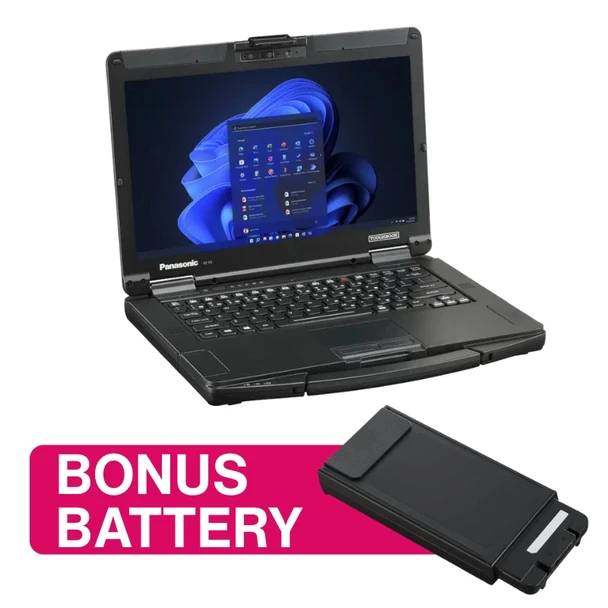 Panasonic Toughbook 55 Mk3 i5 8GB HD Wifi - Bonus Battery Combo