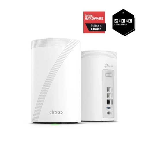 ((AMAZON ONLY))TP-Link Deco BE68 BE14000 Tri-Band Whole Home Mesh Wi-Fi 7 System (1-pack)  688 Mbps at 2.4 GHz + 4324 Mbps at 5 GHz + 8647
