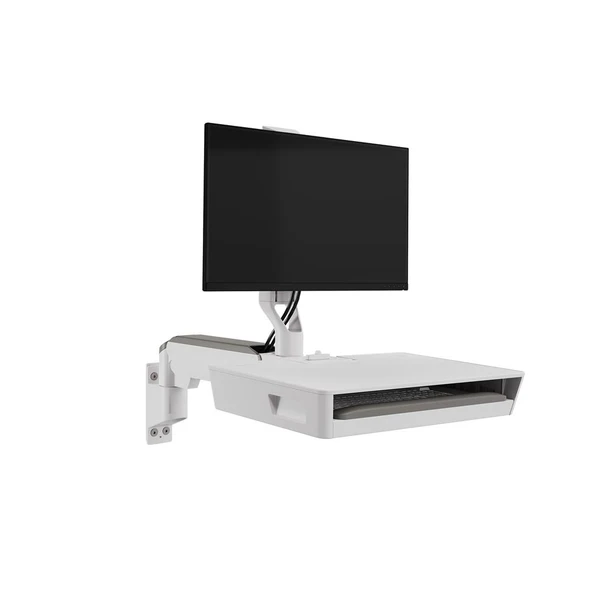 Ergotron CareFit Combo Arm with Worksurface, Compact Keyboard & Monitor Mount