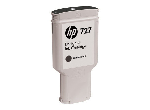 HP 727 300ml Matte Black Ink Cartridge (C1Q12A)