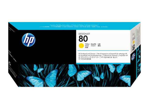 HP No. 80 Yellow Printhead (C4823A)