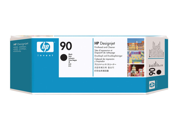 HP 90 Black Printhead & Cleaner (C5054A)