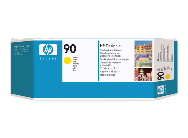 HP 90 Yellow Printhead & Cleaner (C5057A)