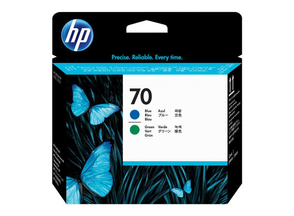 HP 70 Blue & Green Printhead (C9408A)