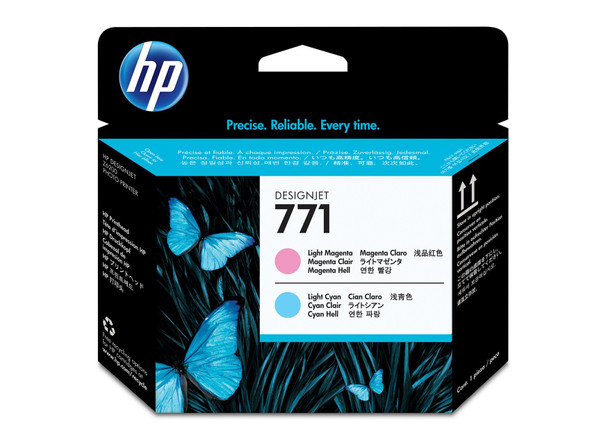 HP 771 Light Magenta & Light Cyan Printhead (CE019A)