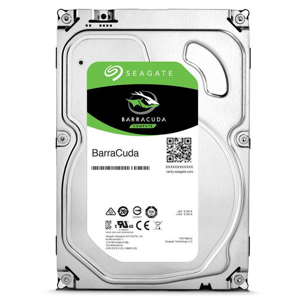Seagate BarraCuda 3.5" 1TB Internal Desktop HDD 7200RPM, 2yr Wty