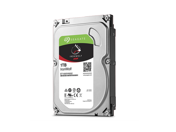 Seagate 1TB IronWolf 3.5" SATA3 NAS HDD 64MB Cache 5900RPM, 3yr Wty