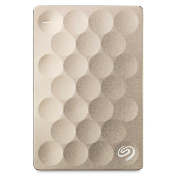 Seagate Backup Plus, Ultra Slim 1TB (Gold) 3yr Wty