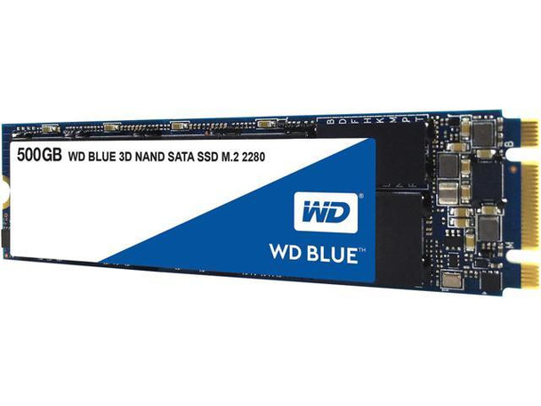 Wd Blue 3d Nand Ssd, M.2 Sata 500gb, 560r/530w-mb/s, 5yr