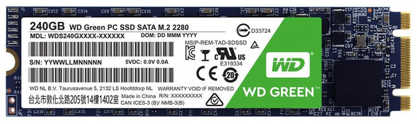 WD Green M.2 240GB SSD (2280) 3 Yrs Warranty