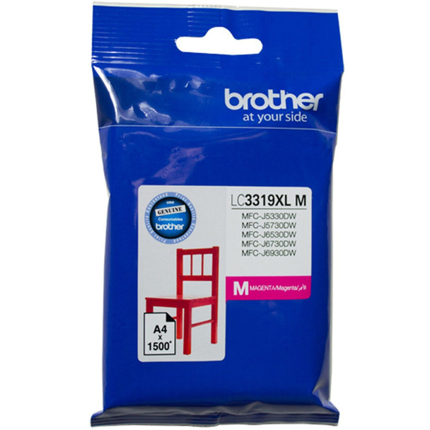 Brother LC-3319XLM High Yield Magenta Ink Cartridge Genuine