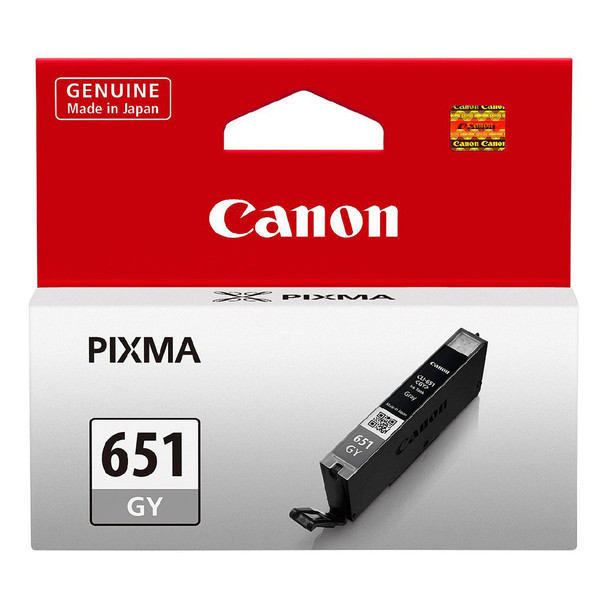 Canon CLI-651GY Grey Ink Tank Genuine for IP7260/MG5460/MG6360/MX726