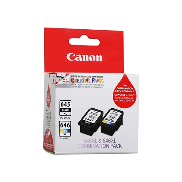 Canon PG645XLCL646XLCP PG645XL & CL646XL High Yield Ink Cartridge Combo Pack