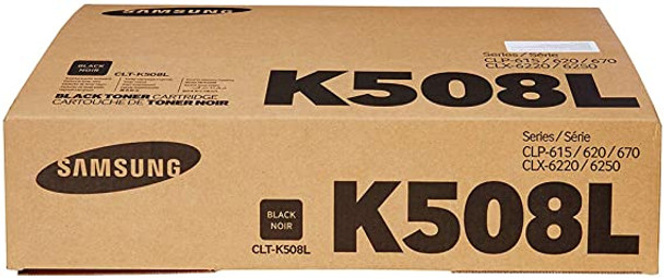 Samsung CLT-K508L High Yield Black Toner Cartridge