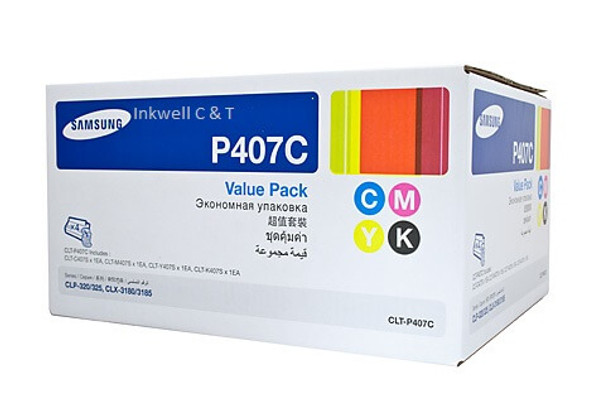 Samsung CLT-P407C Value Pack Toner Cartridges