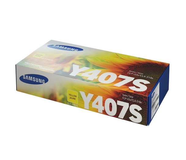 Samsung CLT-Y407S Yellow Toner Cartridge